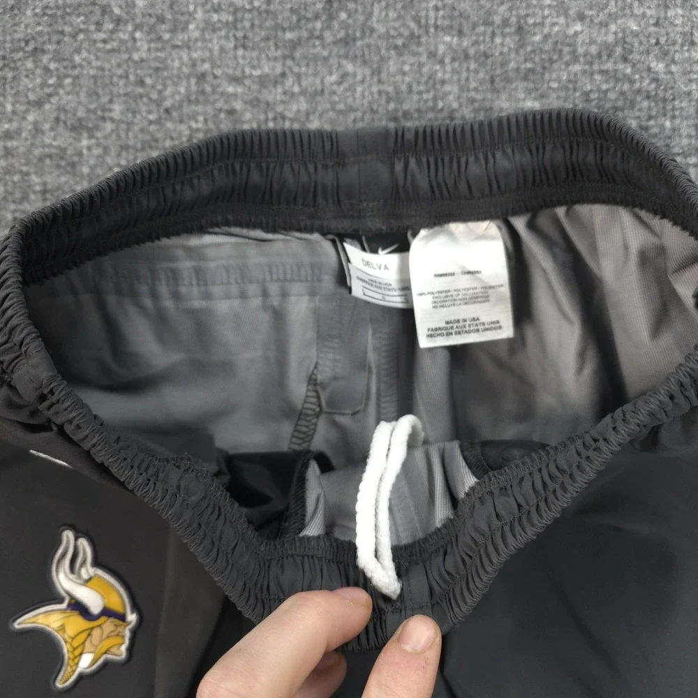 Minnesota Vikings Pants‎ Mens L Black NFL Football Nike Warm Up Team Issued